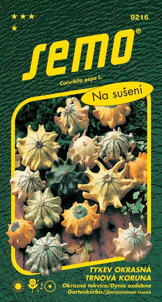 Osivo letniček - Tykvičky okrasné Trnová koruna