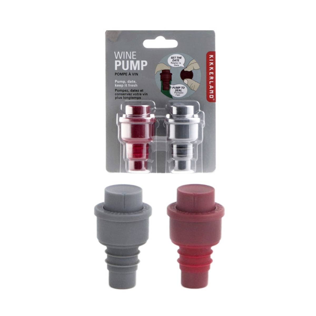 Kuchyňské doplňky - Vakuová silikonová zátka na lahev 2ks