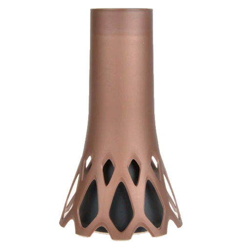 Vázy - Váza hřbitovní,těžká plast bronz 1l