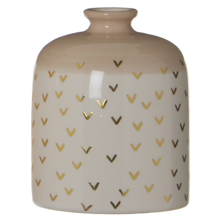 Váza keramická kulatá mix barev 10,5cm-4