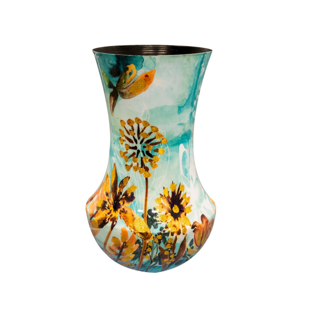 Design pro Váš domov - Váza kovová FRESIA FRESH 42cm