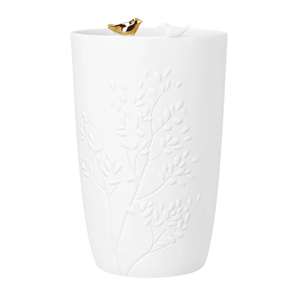 Keramické vázy - Váza porcelánová s ptáčky 18,5cm
