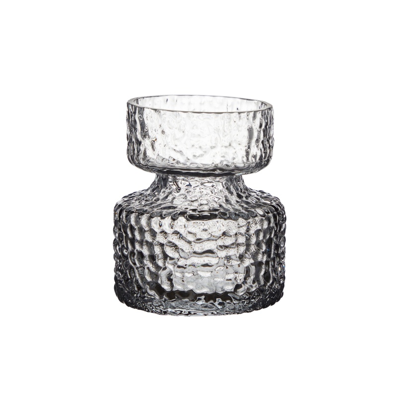 Skleněné vázy - Váza skleněná na hyacint DOTTI čirá 12cm
