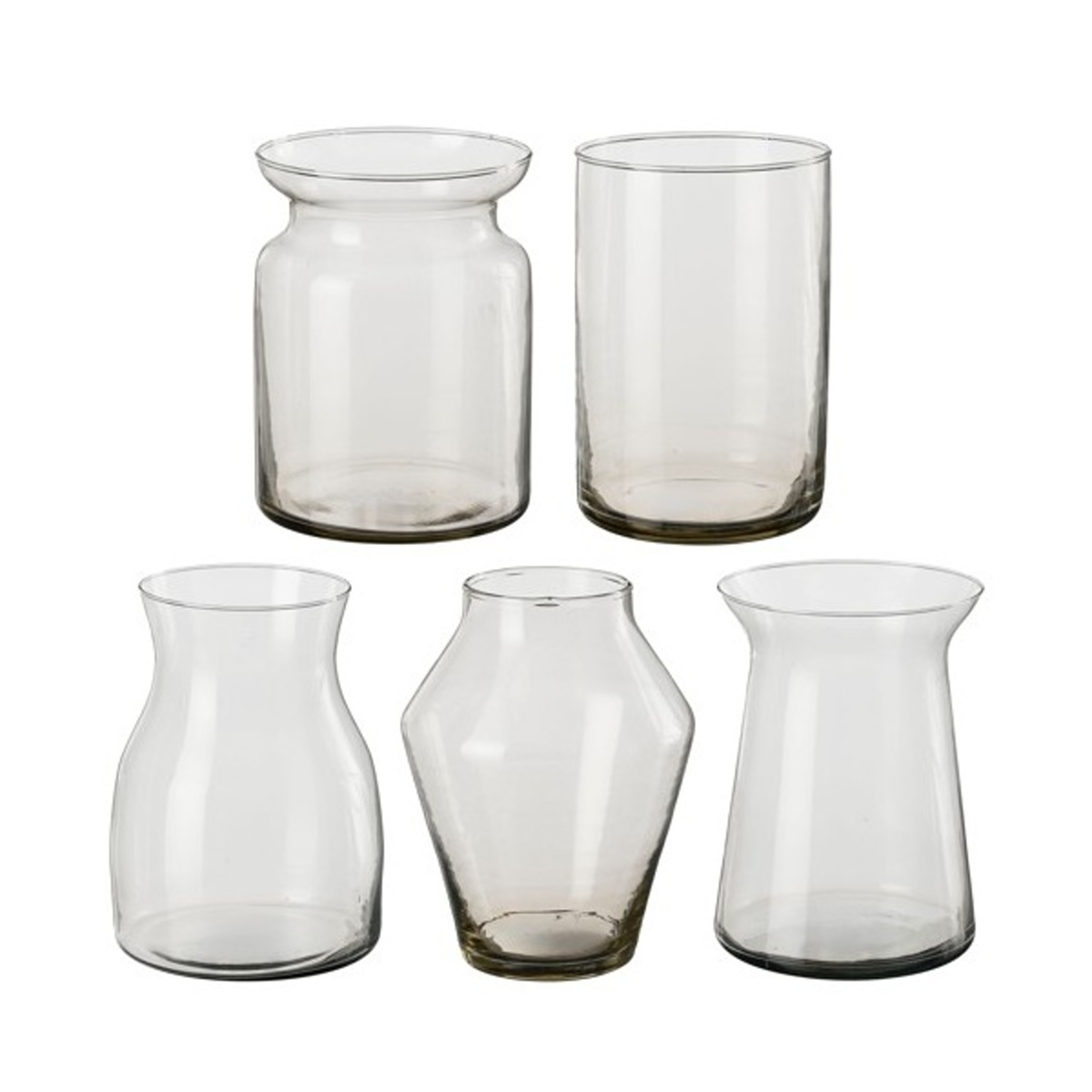 Skleněné vázy - Váza skleněná NADINE mix 20cm