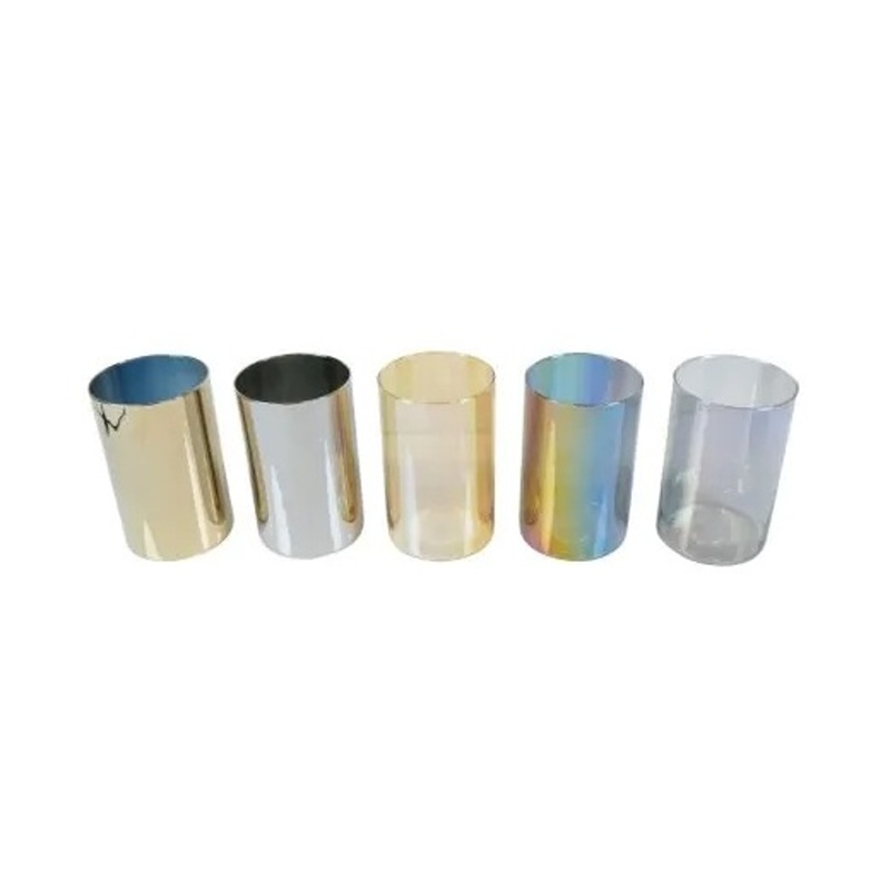 Skleněné vázy - Váza skleněná válcová LEVI CYLINDER mix 21cm