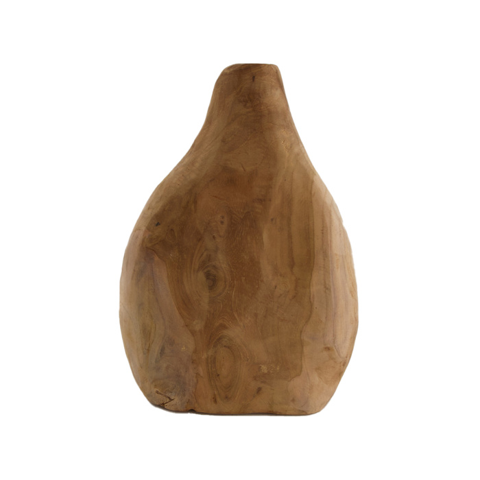 Vázy - Váza teaková atypická na 1 květ 28cm