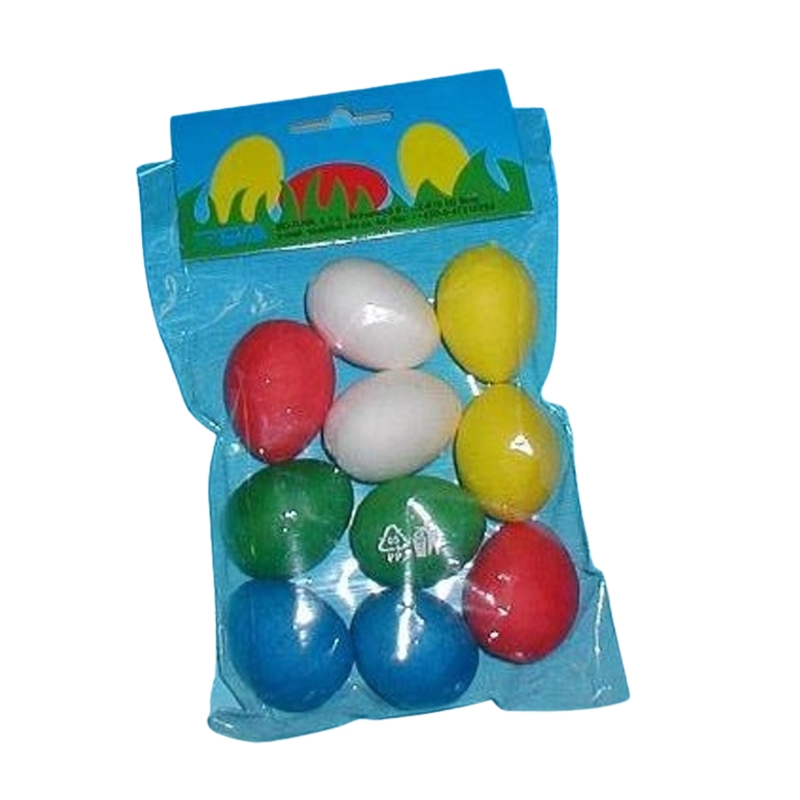 Velikonoce - Vejce vatové 4cm mix 10ks