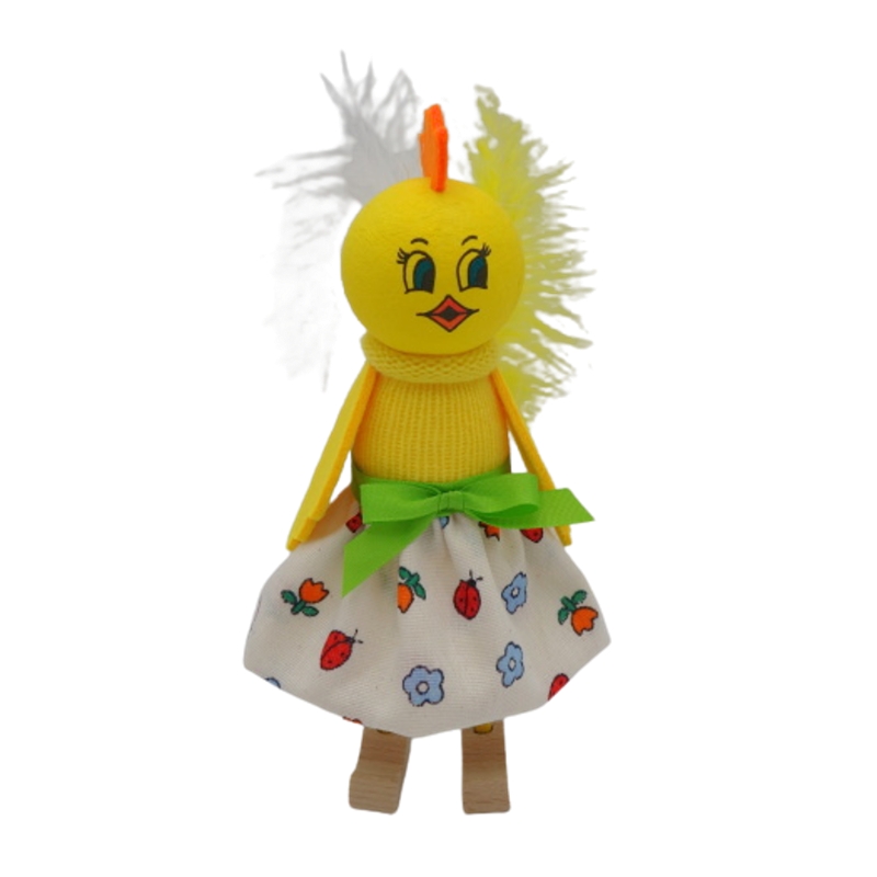 Velikonoce - Velikonoční kuře v sukni 20cm