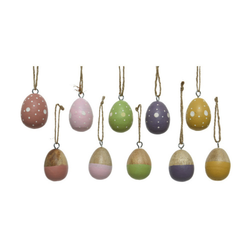 Velikonoce - Velikonoční vejce dekor puntíky nebo máčené  3,5cm