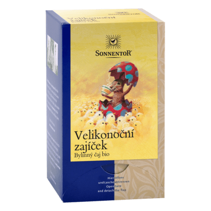 Nápoje - Velikonoční zajíček - bylinný čaj BIO porcovaný 18x1,5g Sonnentor