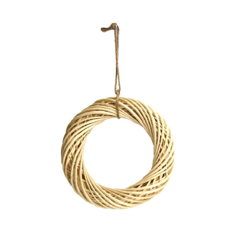 Věnce - Věnec proplétaný vrbový, přírodní 38cm