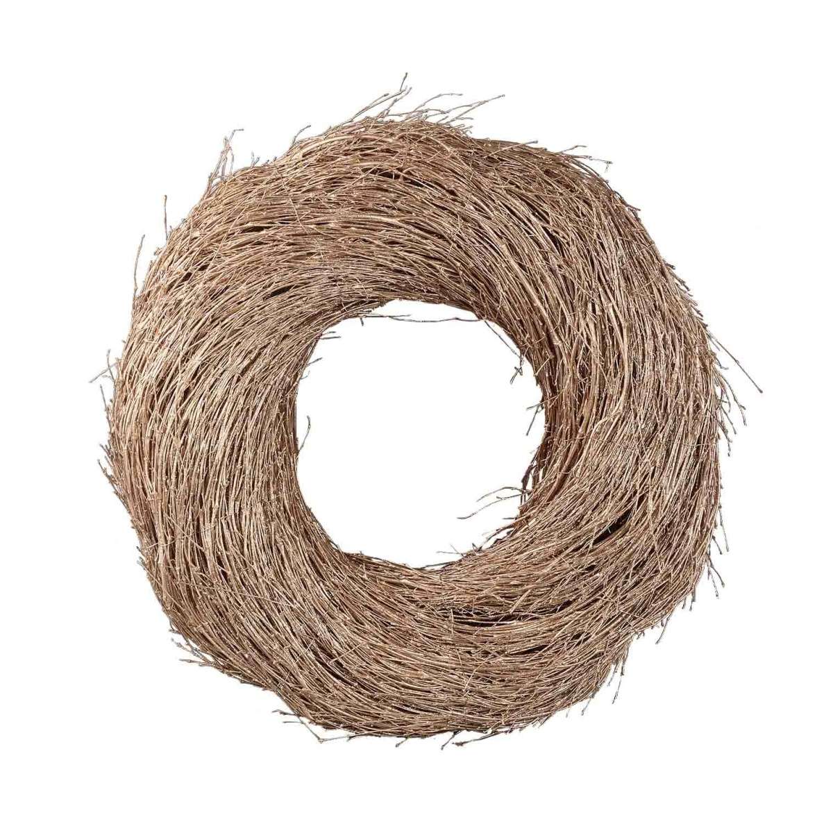 Věnce - Věnec proutěný FENJA šampaň 58cm