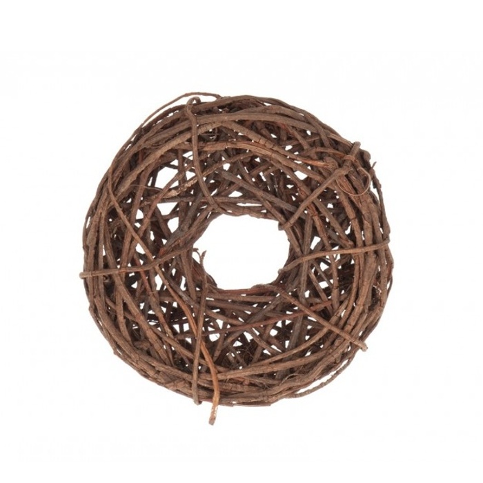 Věnce - Věnec proutěný proplétaný přírodní 30cm