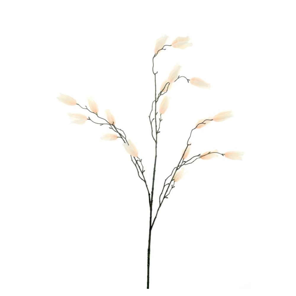 Jarní umělé květiny - Větev s poupaty umělá krémová 128cm