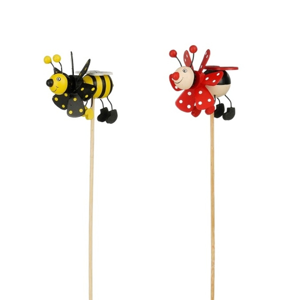 Dětské zboží - Větrník plastový beruška/včela mix 34cm