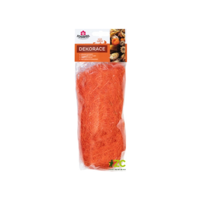 Stuhy, vlákna a lýka - Vlákno sisal oranžové 30g