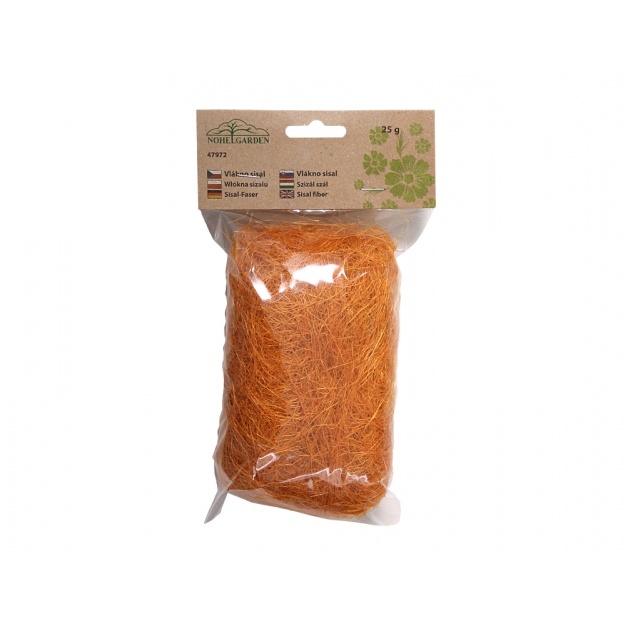 Stuhy, vlákna a lýka - Vlákno sisal terakota 25g