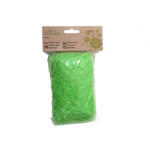 Stuhy, vlákna a lýka - Vlákno sisal zelená 25g