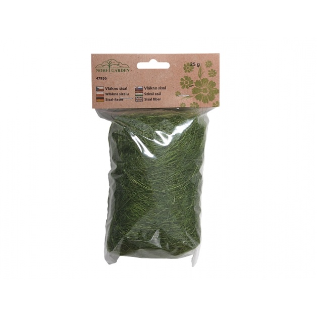 Stuhy, vlákna a lýka - Vlákno sisal zelená 25g