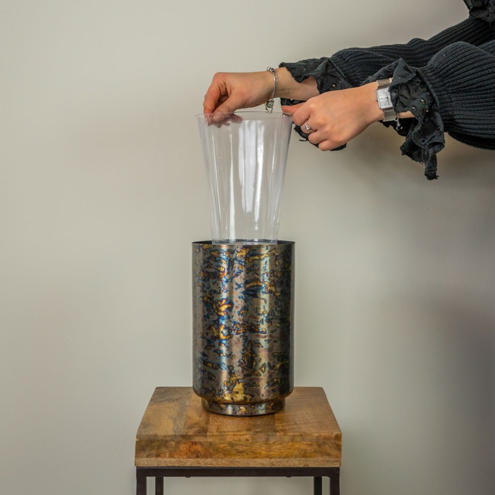 Vložka do květináče LUCAS plastová čirá 15cm-0