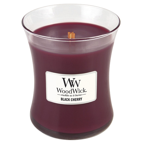 Svíčky WoodWick - Vonná svíčka WoodWick Černá třešeň 275g