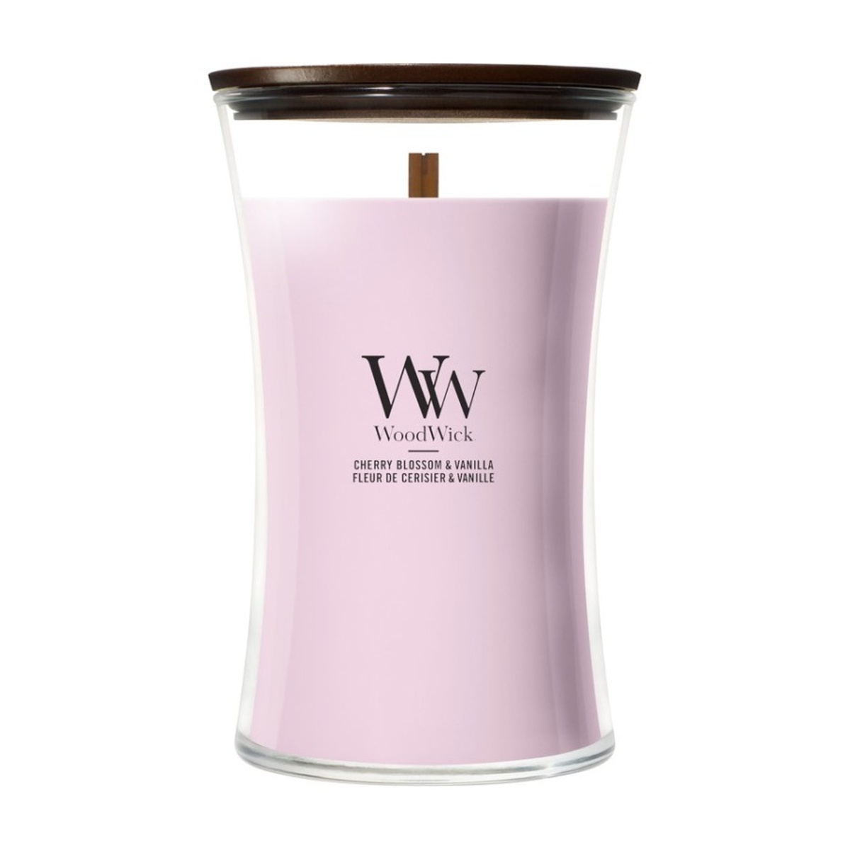 Svíčky WoodWick - Vonná svíčka WoodWick Cherry Blossom & Vanilla 609g