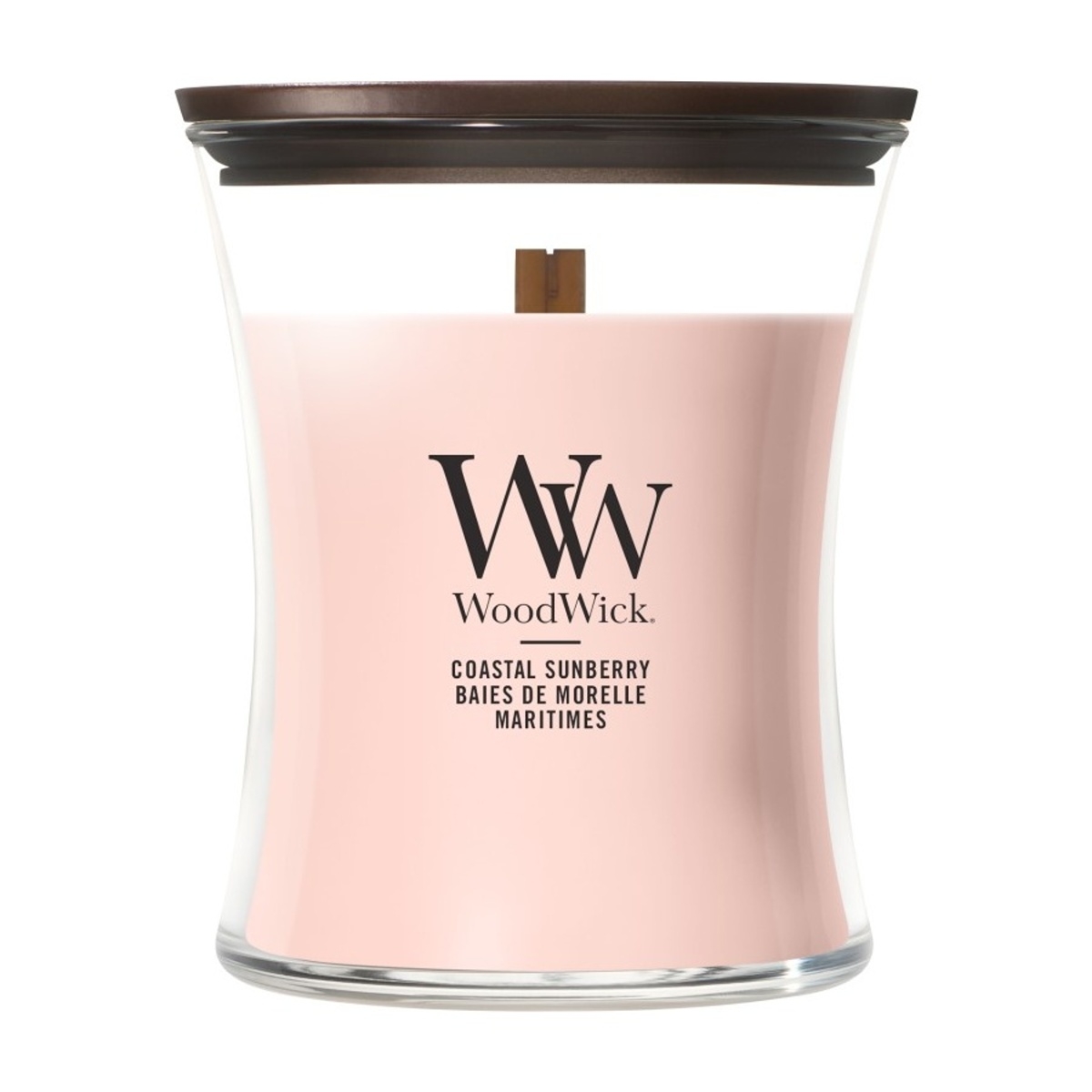 Svíčky WoodWick - Vonná svíčka WoodWick Coastal Sunberry 275g