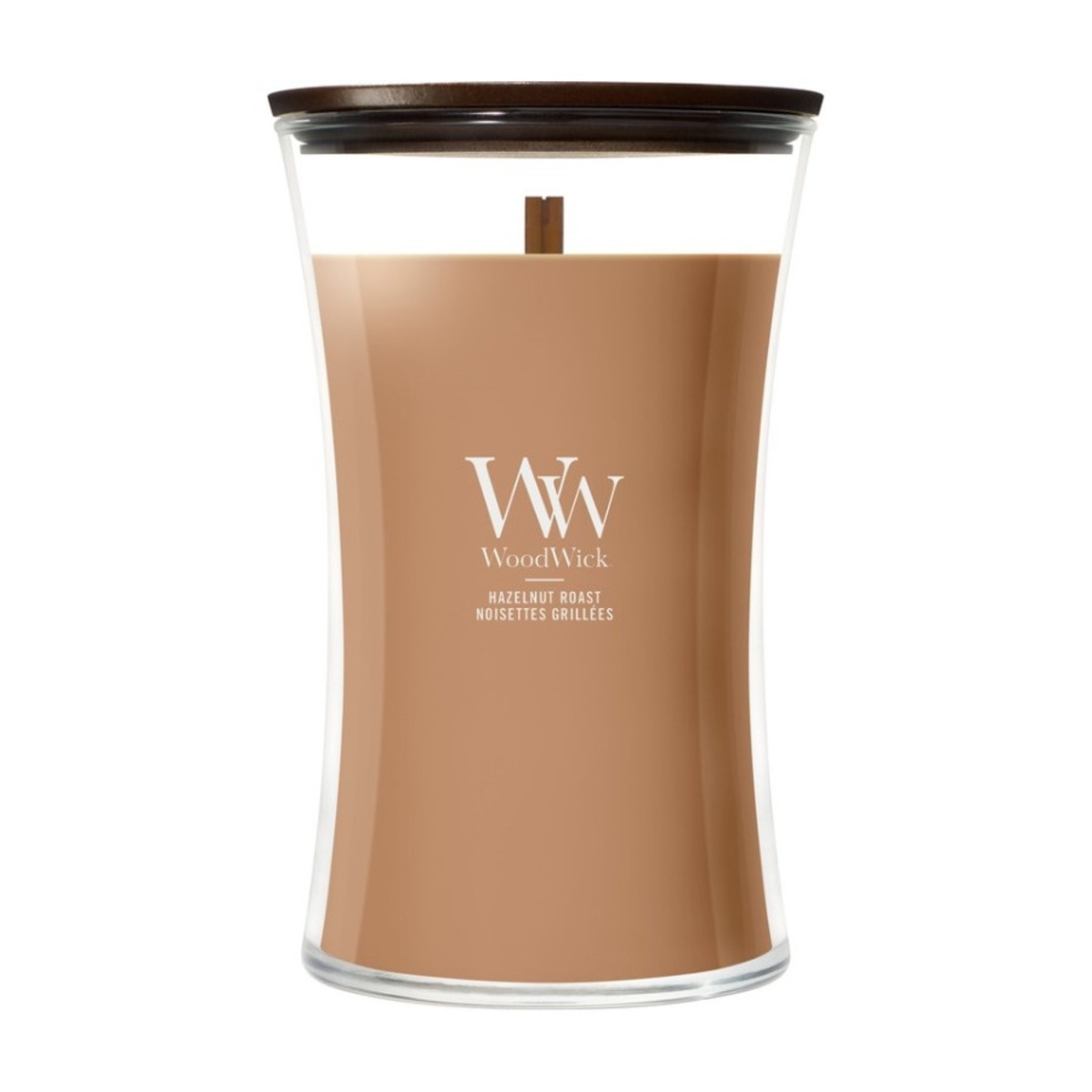 Svíčky WoodWick - Vonná svíčka WoodWick Hazelnut Roast 609g