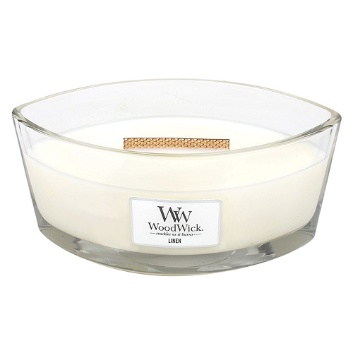 Svíčky WoodWick oválné - Vonná svíčka WoodWick oválná Čisté prádlo 453,6g