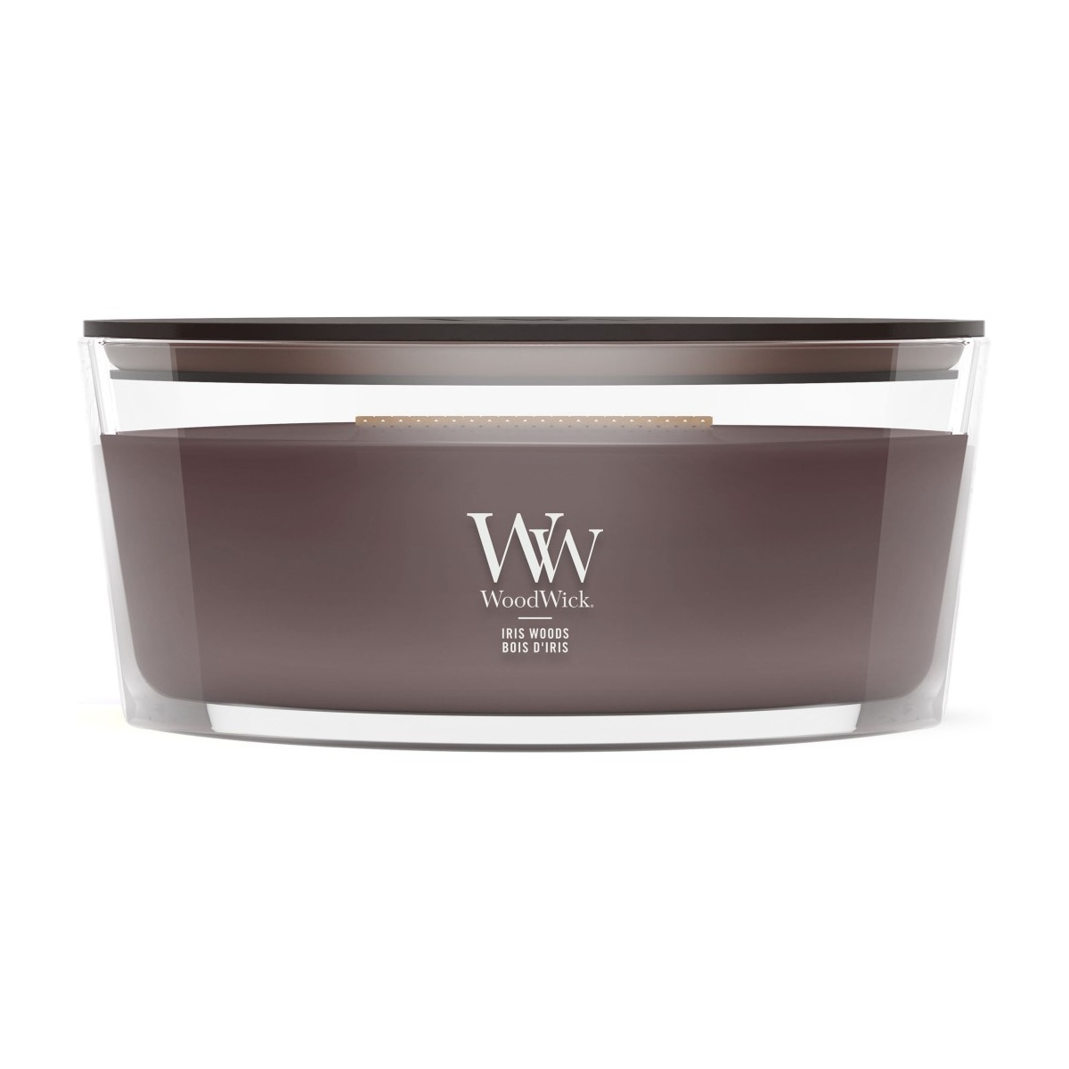 Svíčky WoodWick oválné - Vonná svíčka WoodWick oválná Iris Wood 453g