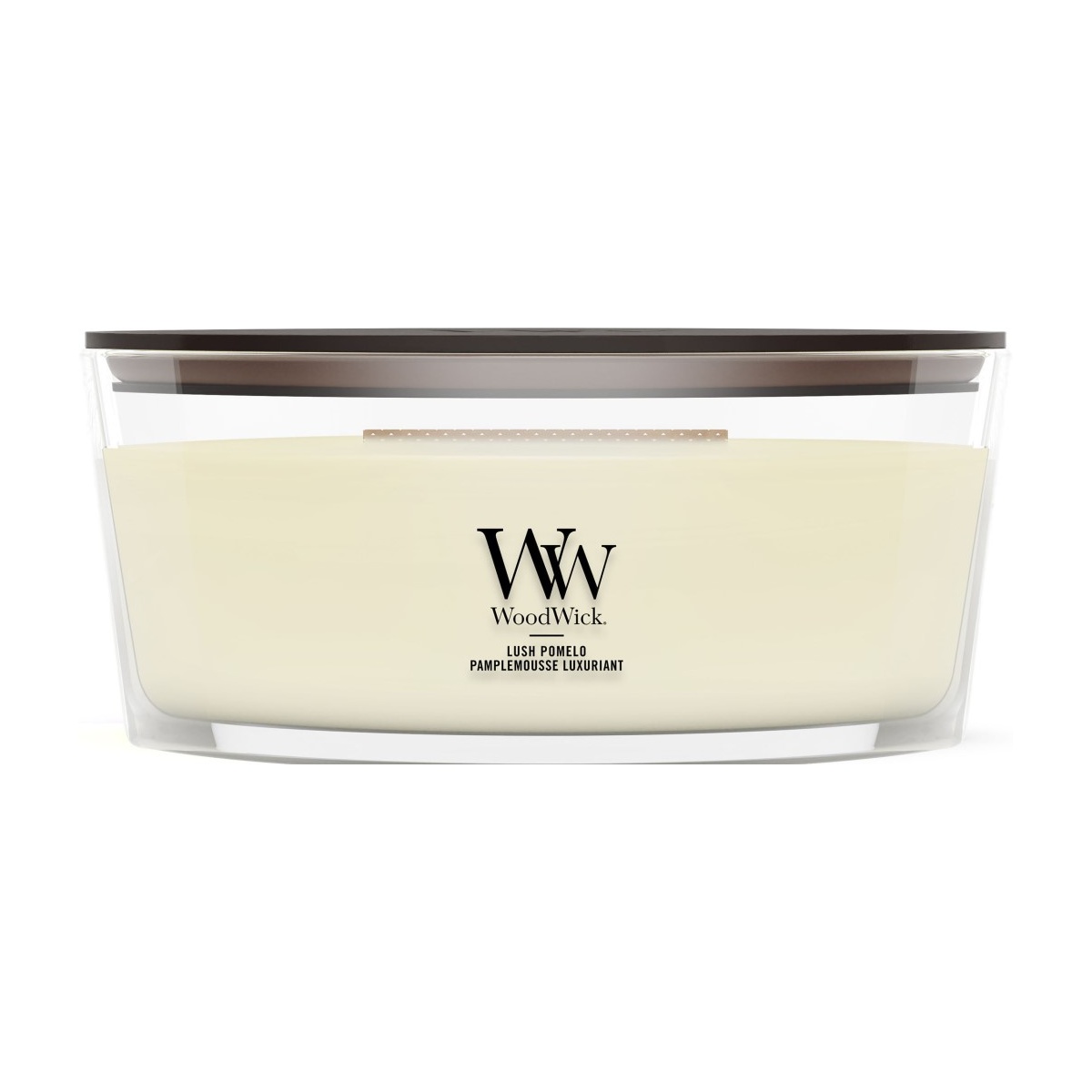 Svíčky WoodWick oválné - Vonná svíčka WoodWick oválná Lush Pomelo 453g