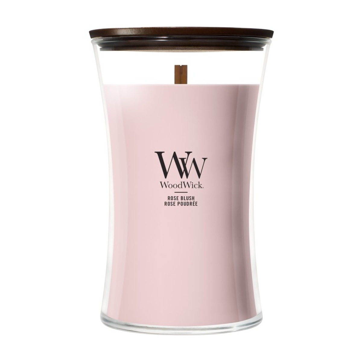 Svíčky WoodWick - Vonná svíčka WoodWick Rose Blush 609g