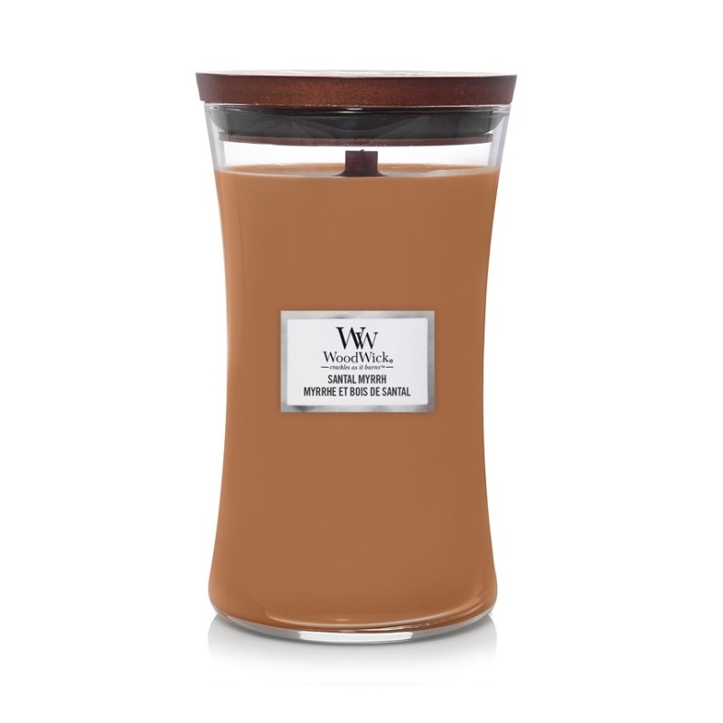 Svíčky WoodWick - Vonná svíčka WoodWick Santal Myrrh 609g