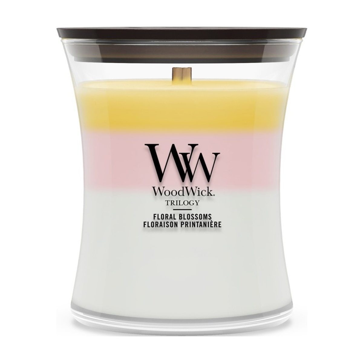 Svíčky WoodWick - Vonná svíčka WoodWick Trilogy Floral Blossoms 275g