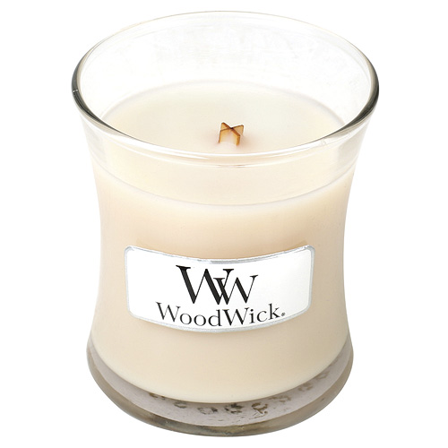 Svíčky WoodWick - Vonná svíčka WoodWick Vanilka 85g