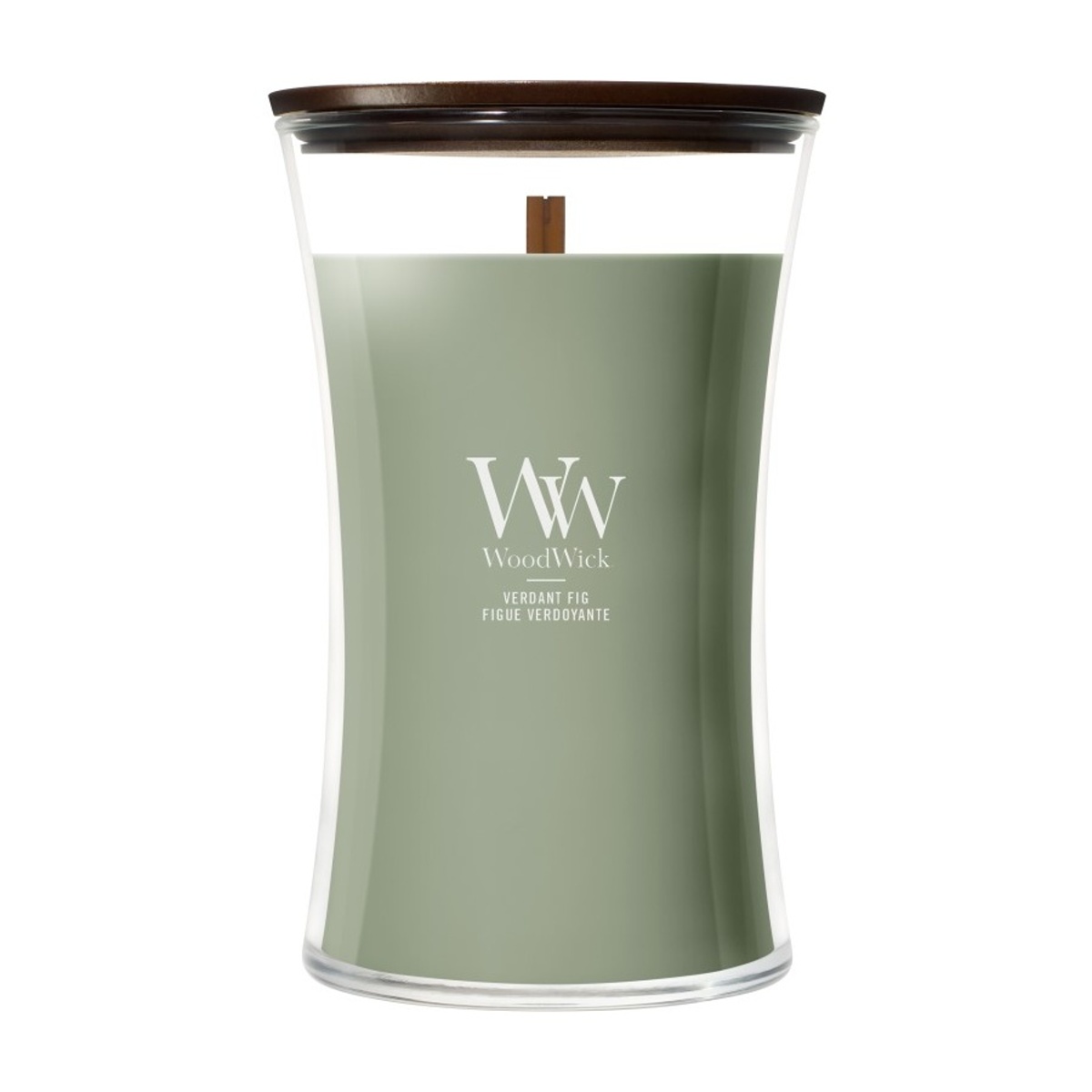 Svíčky WoodWick - Vonná svíčka WoodWick Verdant Fig 609g