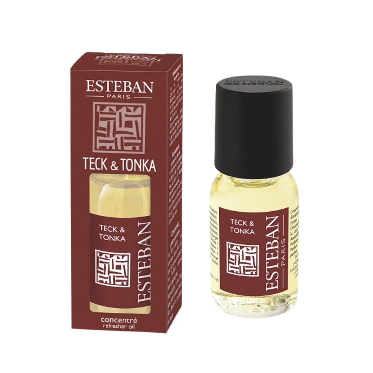 Vonné esence a osvěžovače - Vonný olej ESTEBAN CLASSIC Teck & Tonka 15ml