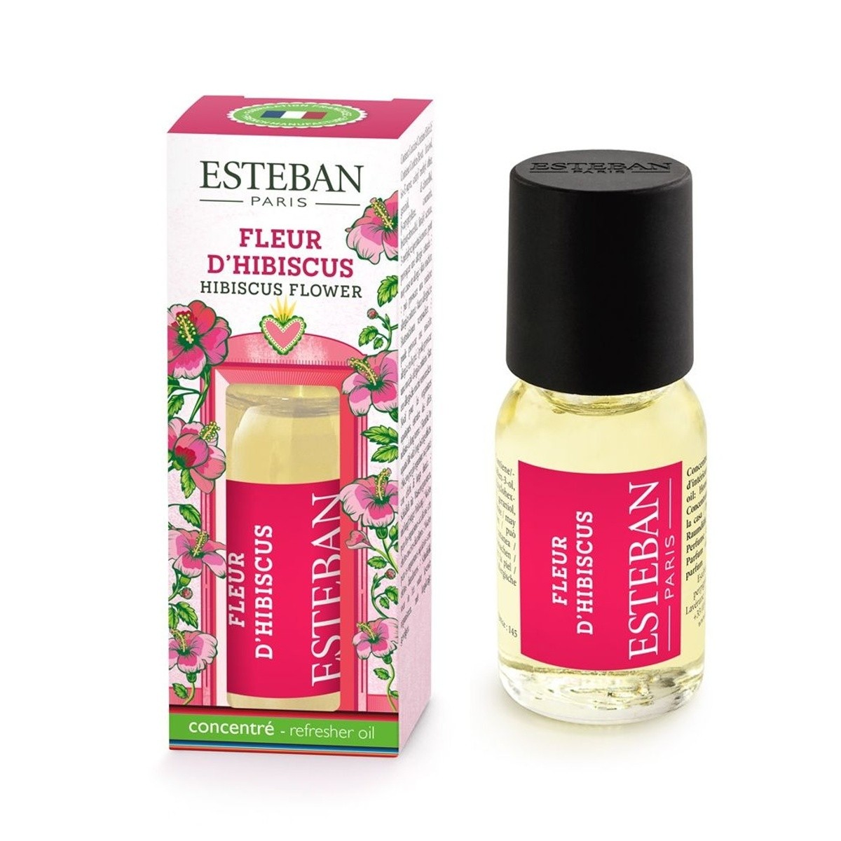 Interiérové vůně Esteban Parfums - Vonný olej ESTEBAN NATURE Hibiscus Flower 15ml