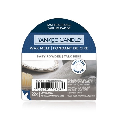 Vosky Yankee Candle - Vosk YANKEE CANDLE 22g Baby Powder
