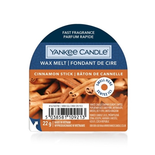 Vosky Yankee Candle - Vosk YANKEE CANDLE 22g Cinnamon Stick