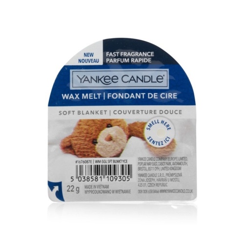 Vosky Yankee Candle - Vosk YANKEE CANDLE 22g Soft Blanket