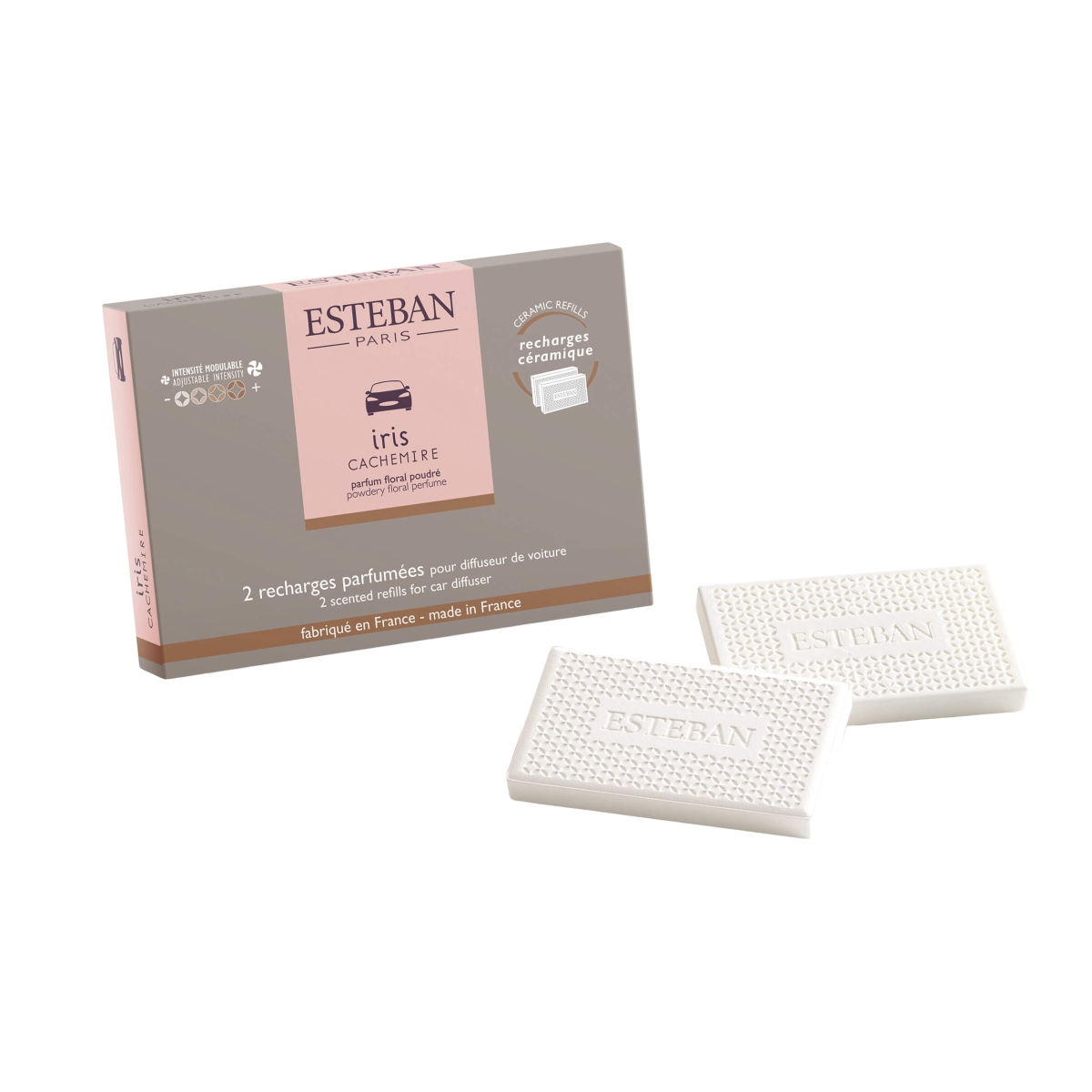Vůně do auta - Vůně do auta náplň ESTEBAN CLASSIC Iris Cachemire 2ks