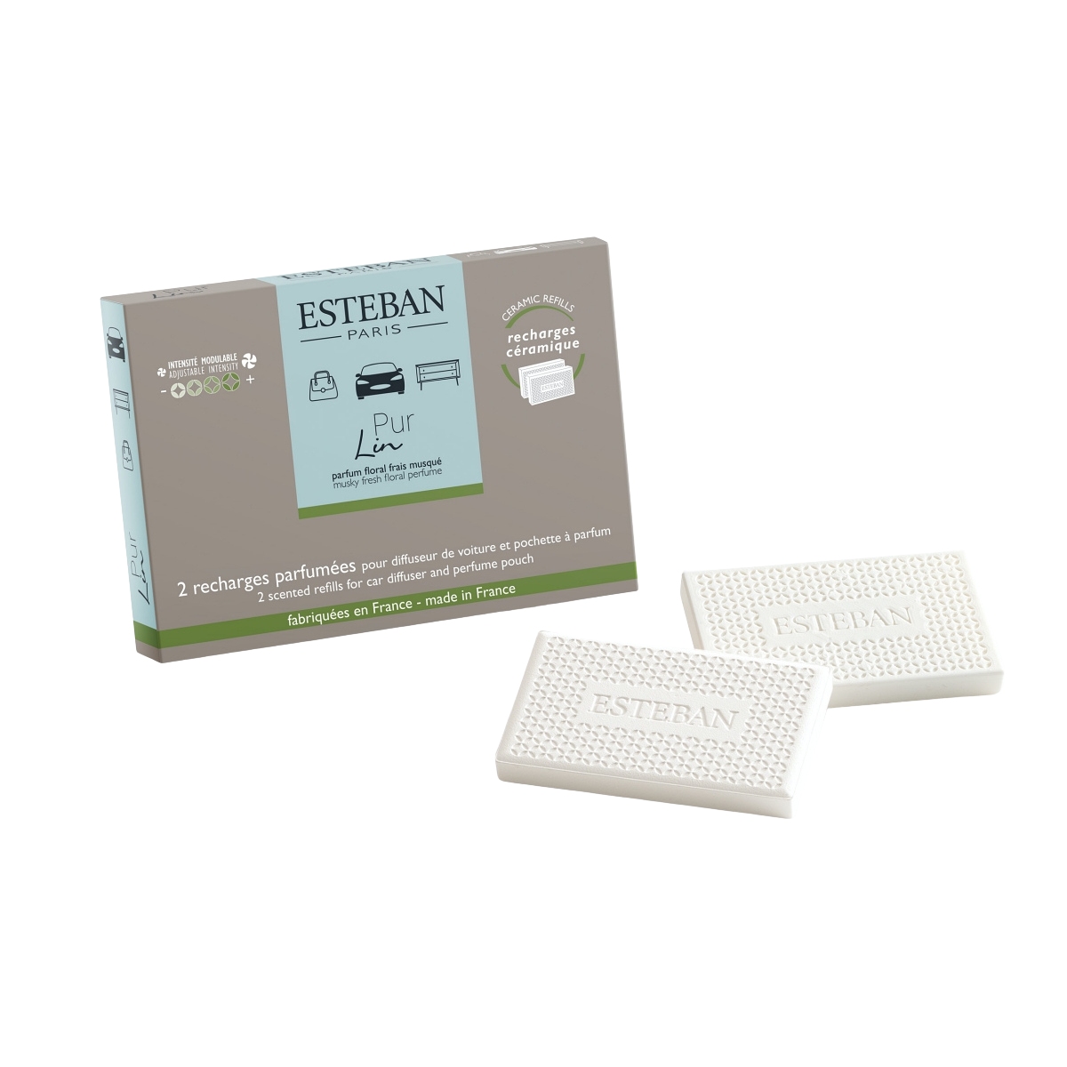 Vůně do auta - Vůně do auta náplň ESTEBAN CLASSIC Pur Lin 2ks