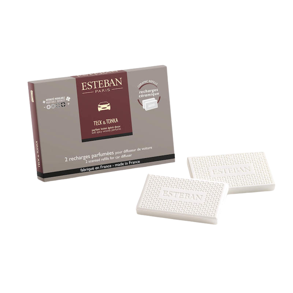 Vůně do auta - Vůně do auta náplň ESTEBAN CLASSIC Teck & Tonka 2ks