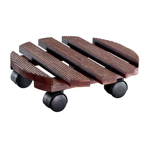 Květináče - Wagner podložka na kolečkách dřevěná COUNTRY 30cm borovice