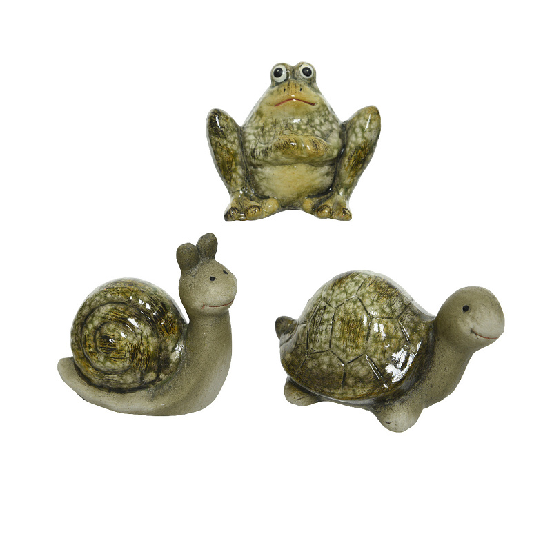 Postavy a zvířata - Žába, šnek nebo želva mix 5,5 cm