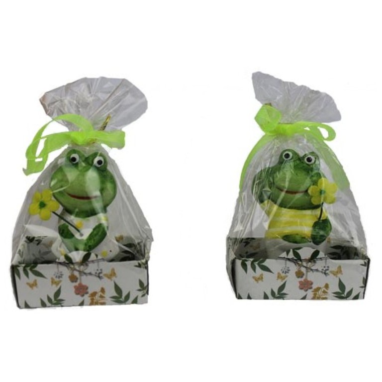 Žába v krabičce 8cm zelená mix tvarů-0