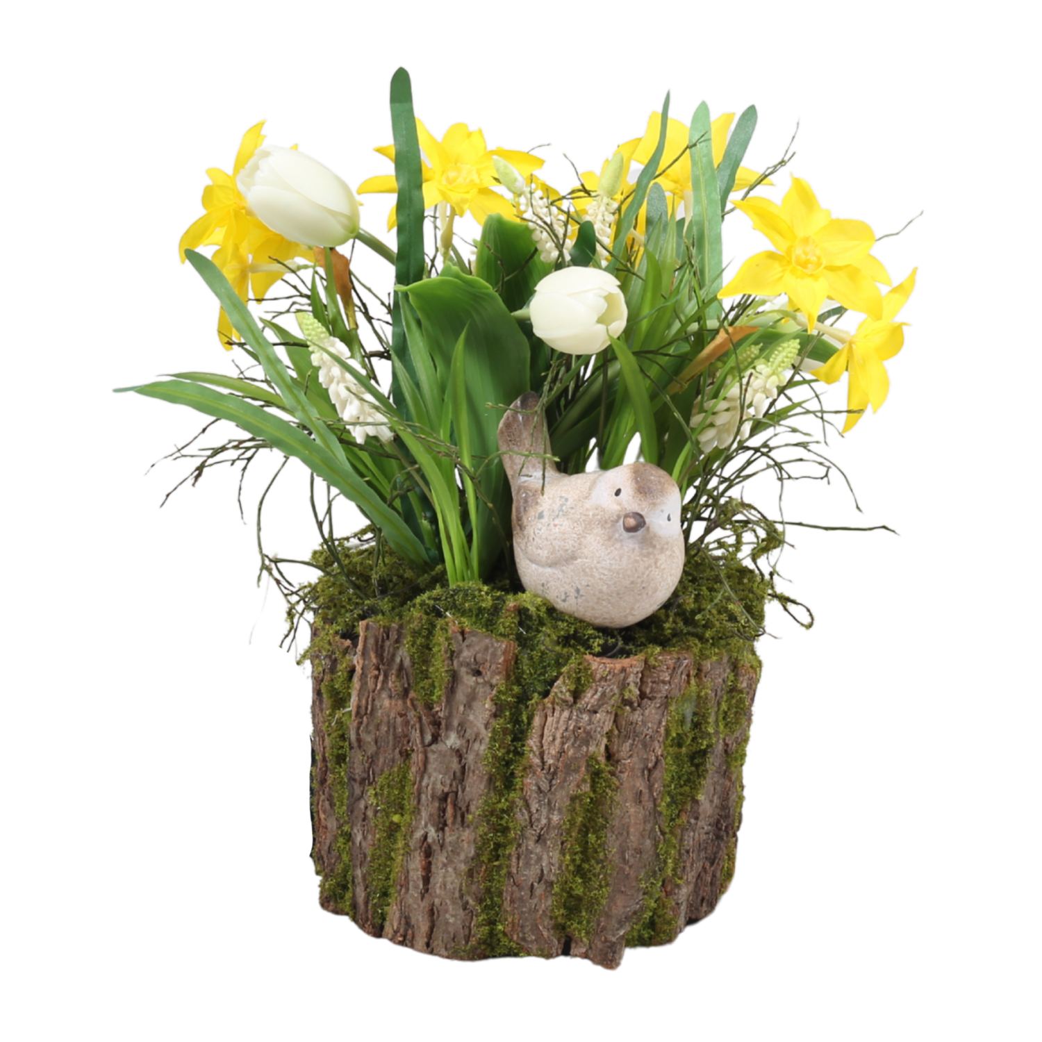 Od našich floristek - Zahrada v rozpuku aranžovaná nádoba 15cm