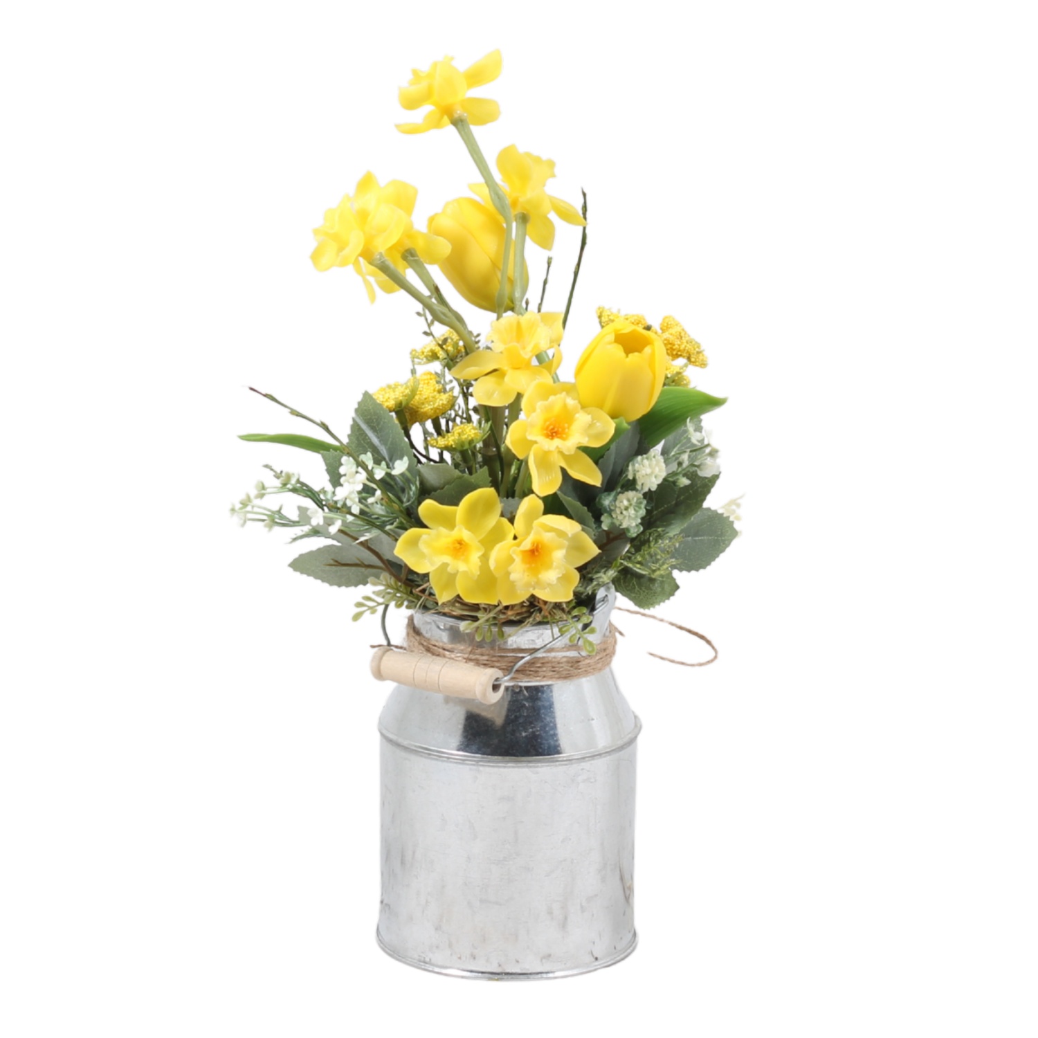 Od našich floristek - Zahrada v rozpuku aranžované v konvičce 35cm