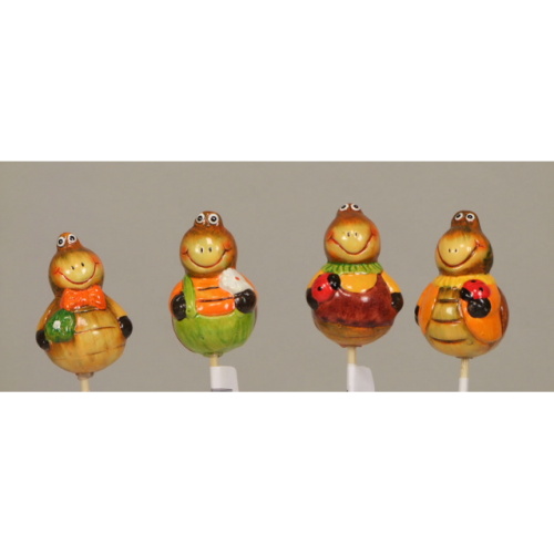 Zápichy - Zápich CVRČEK 5,5cm keramika mix